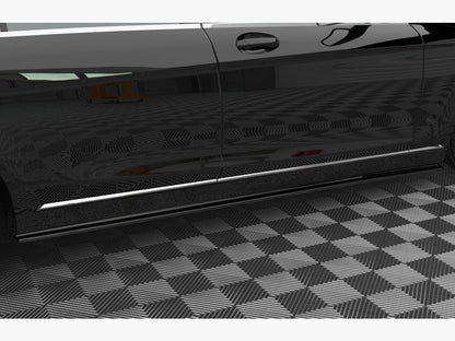 Maxton Design Side Skirts Diffusers Mercedes-Benz S Long W222