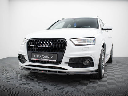 Maxton Design Front Splitter V.1 Audi Q3 S-Line 8U