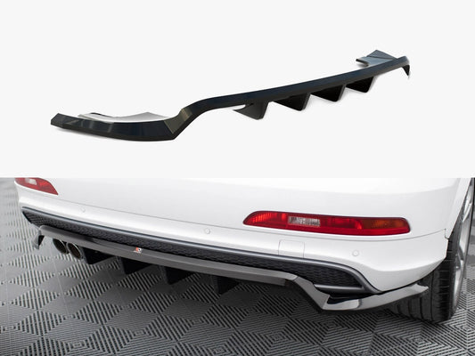 Maxton Design Rear Splitter (Vertical Bars) Audi Q3 S-Line 8U