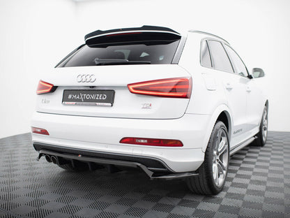 Maxton Design Rear Splitter (Vertical Bars) Audi Q3 S-Line 8U