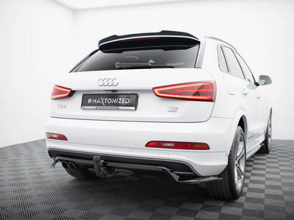 Maxton Design Rear Splitter (Vertical Bars) Audi Q3 S-Line 8U