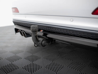 Maxton Design Rear Splitter (Vertical Bars) Audi Q3 S-Line 8U