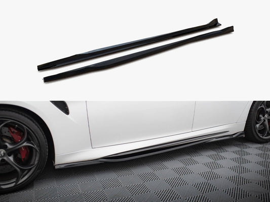 Maxton Design Side Skirts Diffusers Alfa Romeo Giulia Quadrifoglio