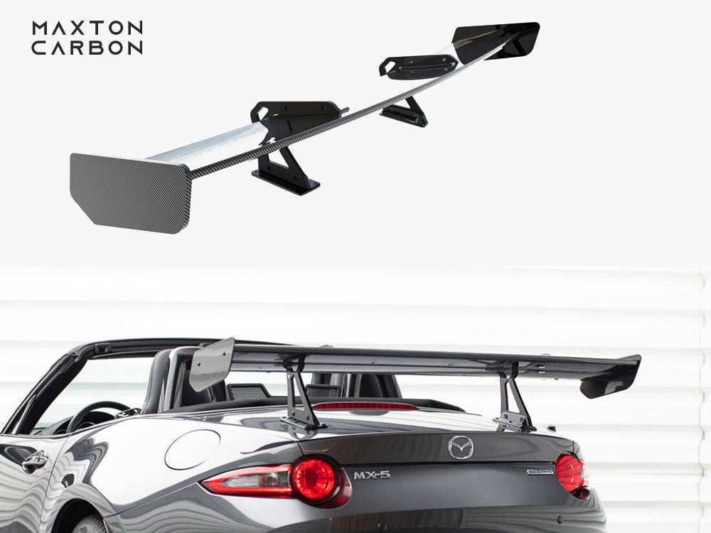 Maxton Design Carbon Spoiler With Upper Swan Mounting Mazda MX-5 ND (Mk4)