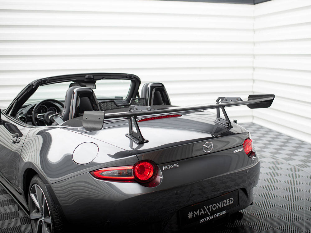 Maxton Design Carbon Spoiler With Upper Swan Mounting Mazda MX-5 ND (Mk4)