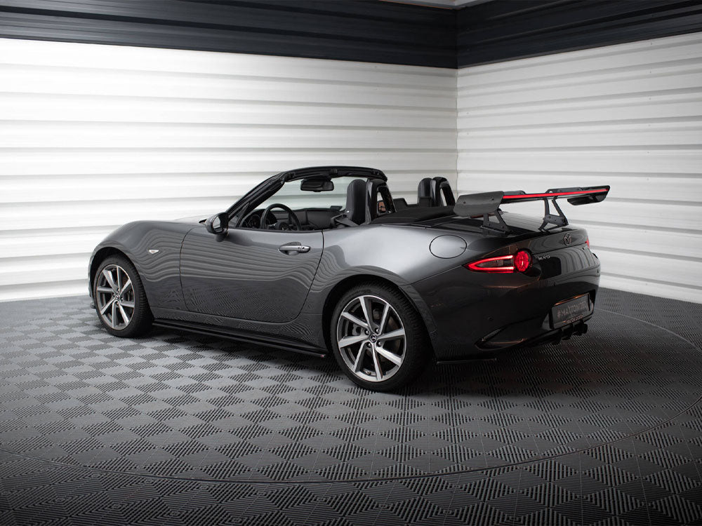 Maxton Design Carbon Spoiler With Upper Swan Mounting + LED Mazda MX-5 ND (Mk4)