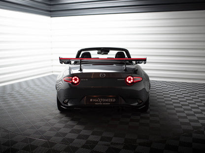 Maxton Design Carbon Spoiler With Upper Swan Mounting + LED Mazda MX-5 ND (Mk4)