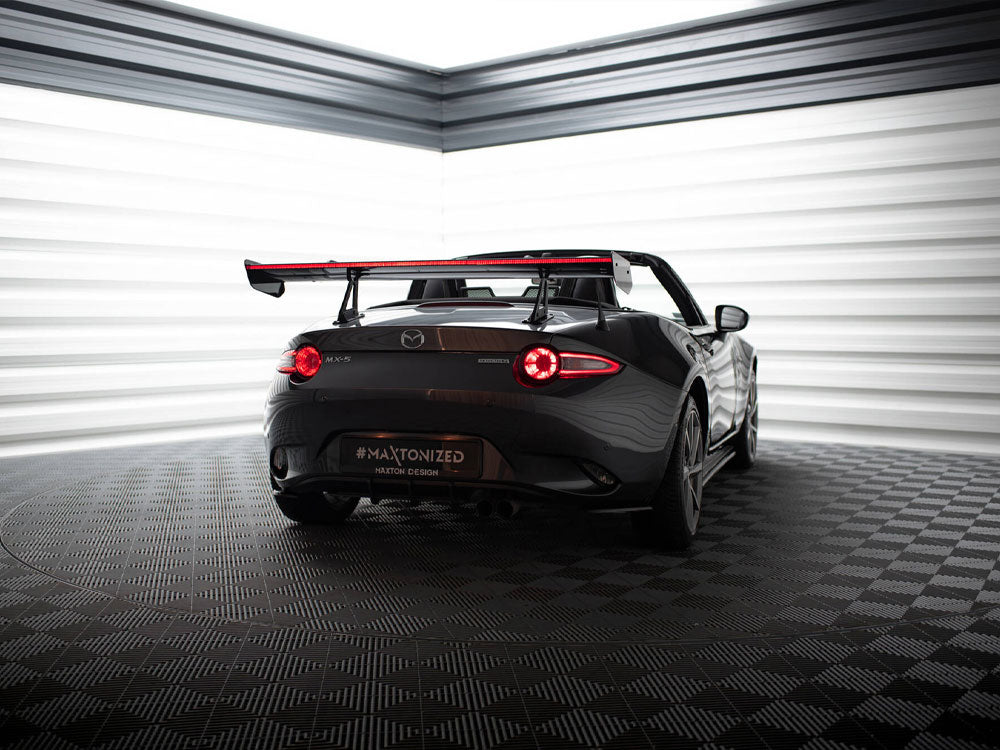 Maxton Design Carbon Spoiler With Upper Swan Mounting + LED Mazda MX-5 ND (Mk4)