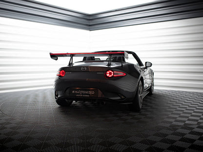 Maxton Design Carbon Spoiler With Upper Swan Mounting + LED Mazda MX-5 ND (Mk4)