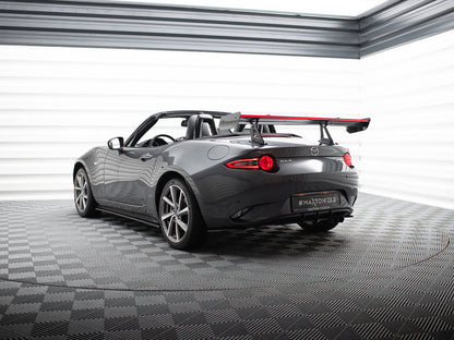 Maxton Design Carbon Spoiler With Upper Swan Mounting + LED Mazda MX-5 ND (Mk4)