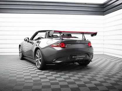 Maxton Design Carbon Spoiler With Upper Swan Mounting + LED Mazda MX-5 ND (Mk4)