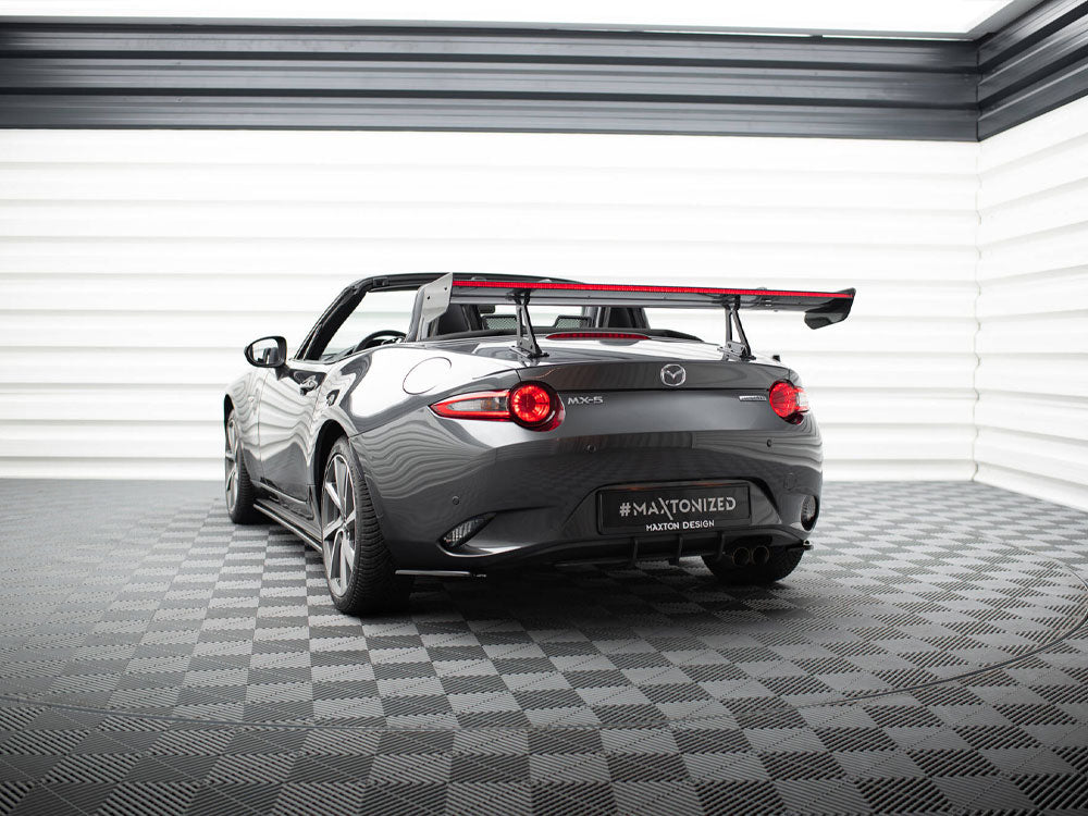 Maxton Design Carbon Spoiler With Upper Swan Mounting + LED Mazda MX-5 ND (Mk4)