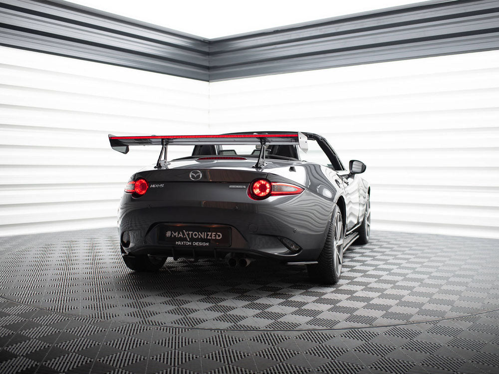 Maxton Design Carbon Spoiler With Upper Swan Mounting + LED Mazda MX-5 ND (Mk4)