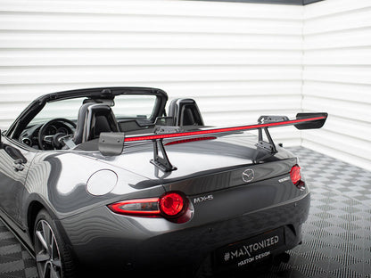 Maxton Design Carbon Spoiler With Upper Swan Mounting + LED Mazda MX-5 ND (Mk4)