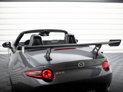Maxton Design Carbon Spoiler With Internal Brackets Uprights Mazda MX-5 ND (Mk4)