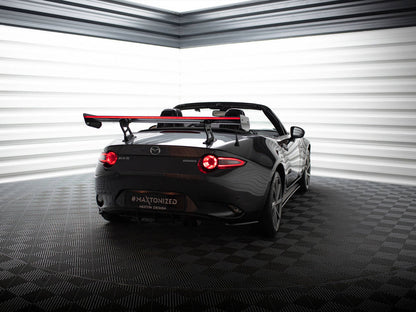 Maxton Design Carbon Spoiler With Internal Brackets Uprights + LED Mazda MX-5 ND (Mk4)