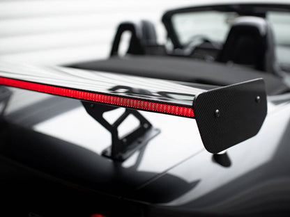 Maxton Design Carbon Spoiler With Internal Brackets Uprights + LED Mazda MX-5 ND (Mk4)