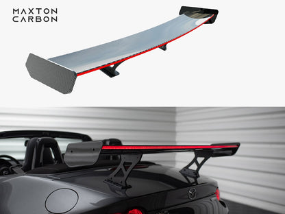 Maxton Design Carbon Spoiler JDM Style + LED Mazda MX-5 ND (Mk4)