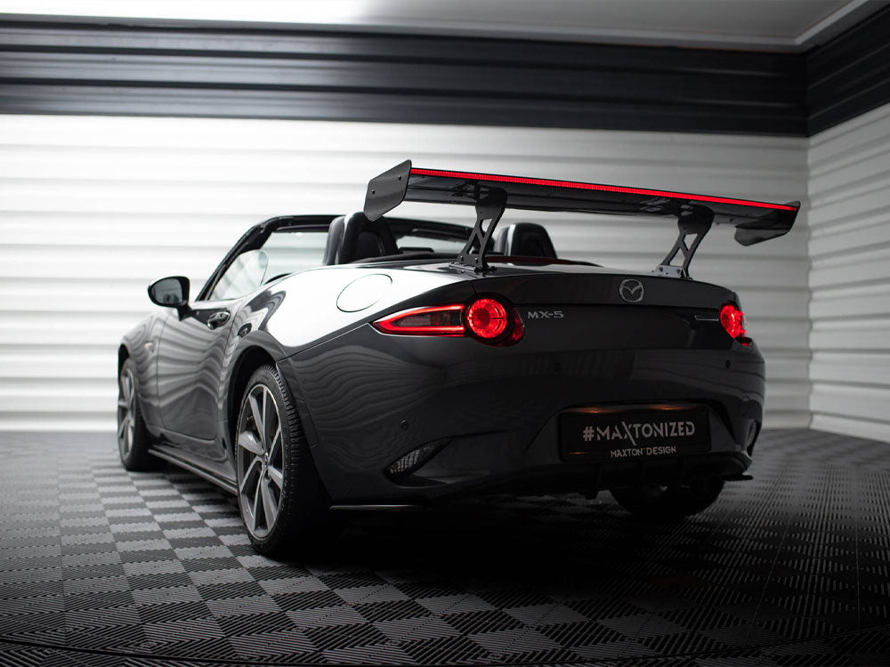 Maxton Design Carbon Spoiler JDM Style + LED Mazda MX-5 ND (Mk4)