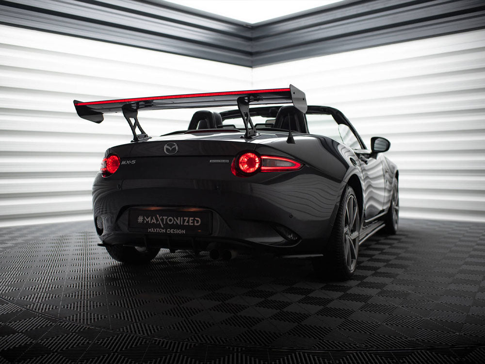 Maxton Design Carbon Spoiler JDM Style + LED Mazda MX-5 ND (Mk4)