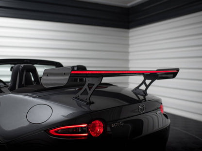Maxton Design Carbon Spoiler JDM Style + LED Mazda MX-5 ND (Mk4)