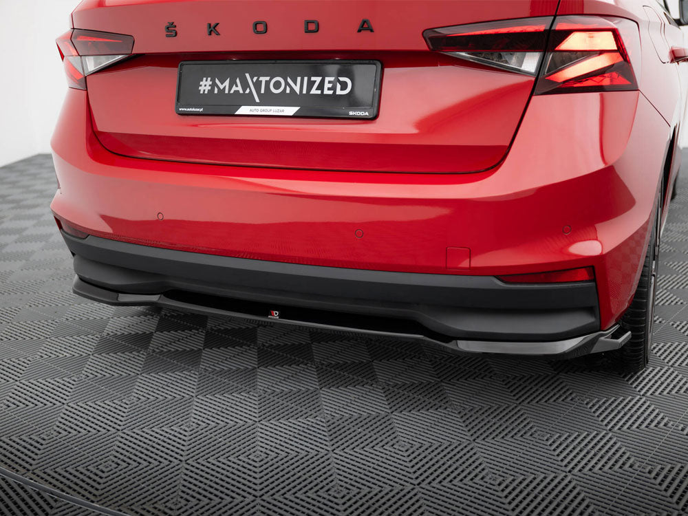 Maxton Design Rear Splitter Skoda Fabia Mk4