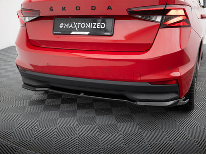 Maxton Design Rear Splitter Skoda Fabia Mk4