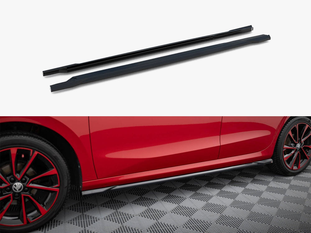 Maxton Design Side Skirts Diffusers Skoda Fabia Mk4