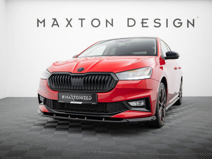 Maxton Design Front Splitter Skoda Fabia Mk4