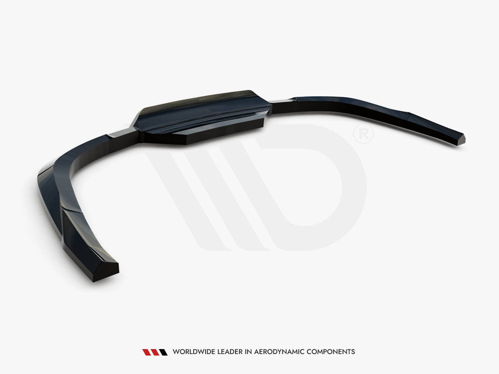 Maxton Design Central Rear Splitter (Vertical Bars) Jaguar F-Pace R-Sport Mk1