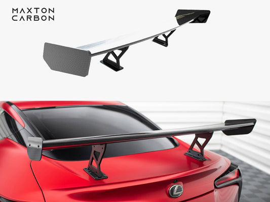 Maxton Design Carbon Spoiler With Internal Brackets Uprights Lexus LC