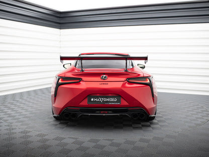 Maxton Design Carbon Spoiler With Internal Brackets Uprights Lexus LC