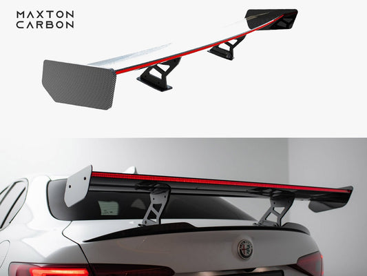 Maxton Design Carbon Spoiler + LED Alfa Romeo Giulia Quadrifoglio