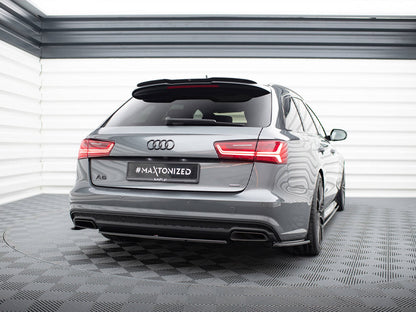 Maxton Design Rear Splitter Audi A6 / A6 C7 S-Line / S6 C7 Facelift