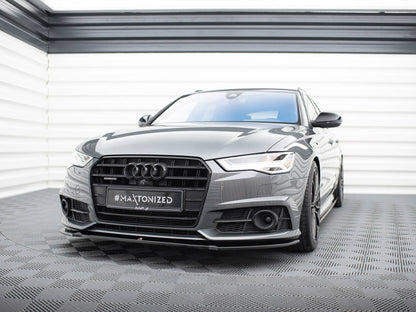 Maxton Design Front Splitter V.1 Audi A6 / A6 C7 S-Line / S6 C7 Facelift
