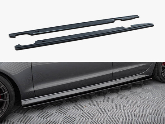 Maxton Design Side Skirts Diffusers Audi A6 / A6 C7 S-Line / S6 C7 Facelift