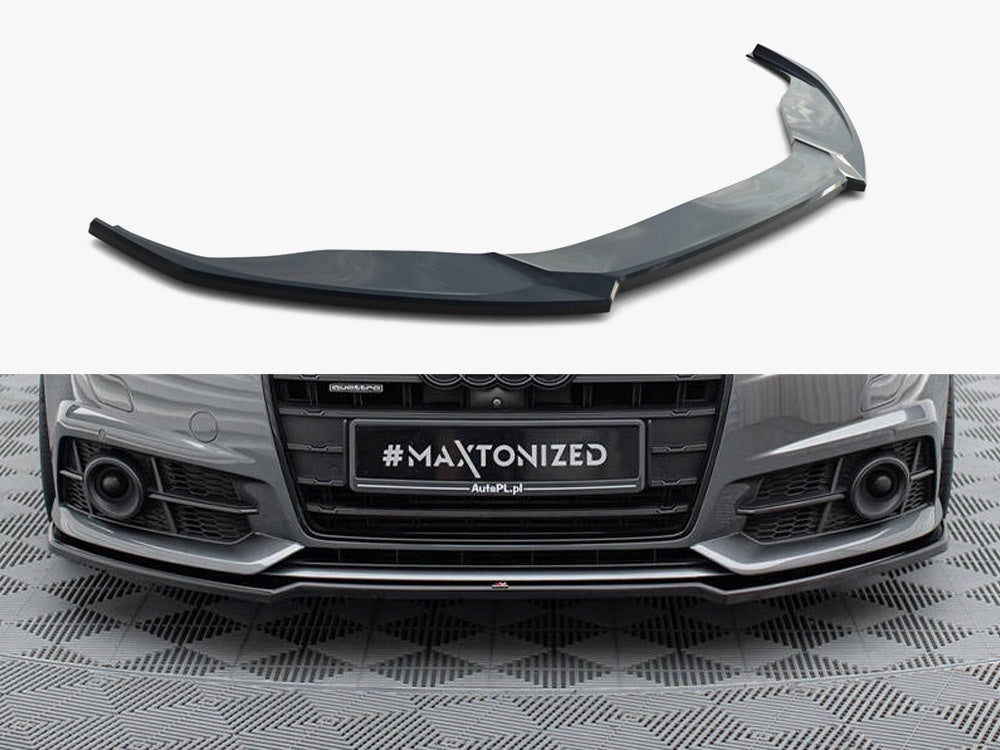 Maxton Design Front Splitter V.2 Audi A6 / A6 C7 S-Line / S6 C7 Facelift