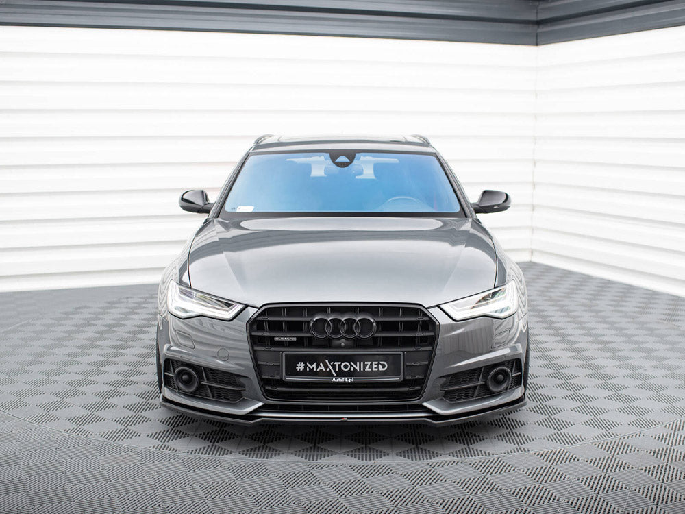 Maxton Design Front Splitter V.2 Audi A6 / A6 C7 S-Line / S6 C7 Facelift