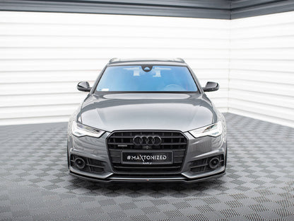 Maxton Design Front Splitter V.2 Audi A6 / A6 C7 S-Line / S6 C7 Facelift