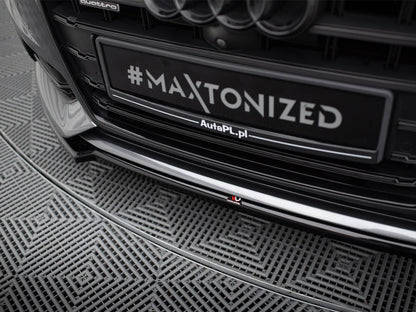 Maxton Design Front Splitter V.2 Audi A6 / A6 C7 S-Line / S6 C7 Facelift
