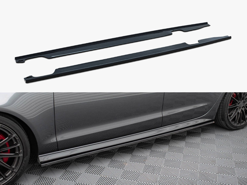 Maxton Design Side Skirts Diffusers Audi S6 / A6 S-Line / A6 C7 FL