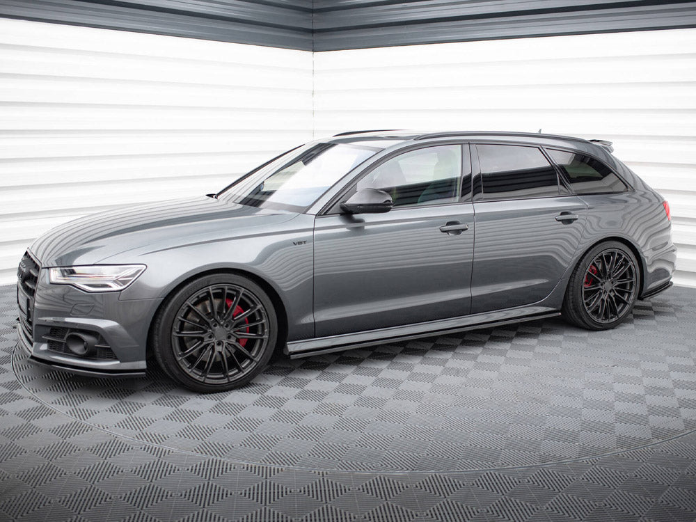 Maxton Design Side Skirts Diffusers Audi S6 / A6 S-Line / A6 C7 FL