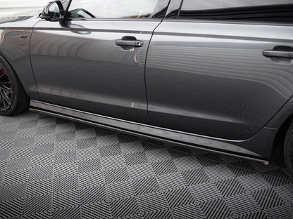 Maxton Design Side Skirts Diffusers Audi S6 / A6 S-Line / A6 C7 FL