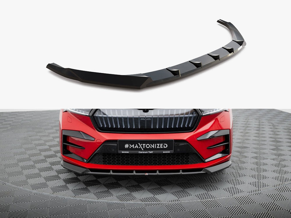Maxton Design Front Splitter Skoda Enyaq Coupe iV