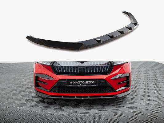 Maxton Design Front Splitter Skoda Enyaq Coupe iV