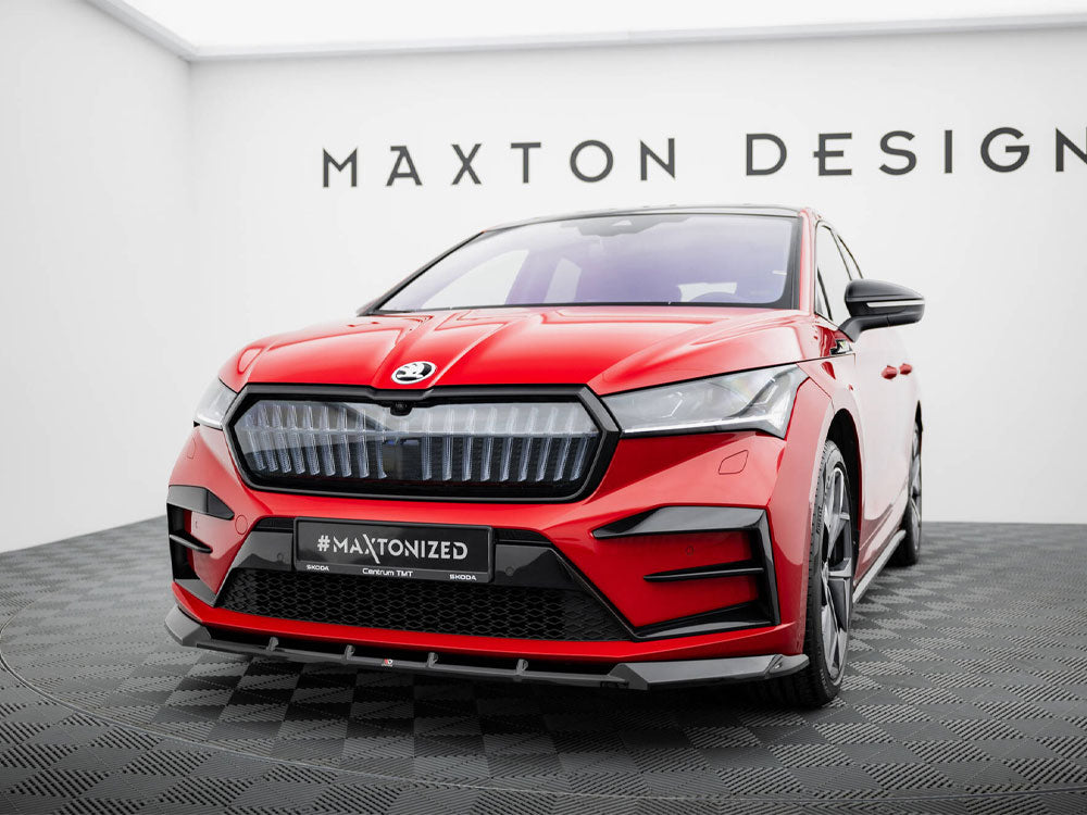 Maxton Design Front Splitter Skoda Enyaq Coupe iV