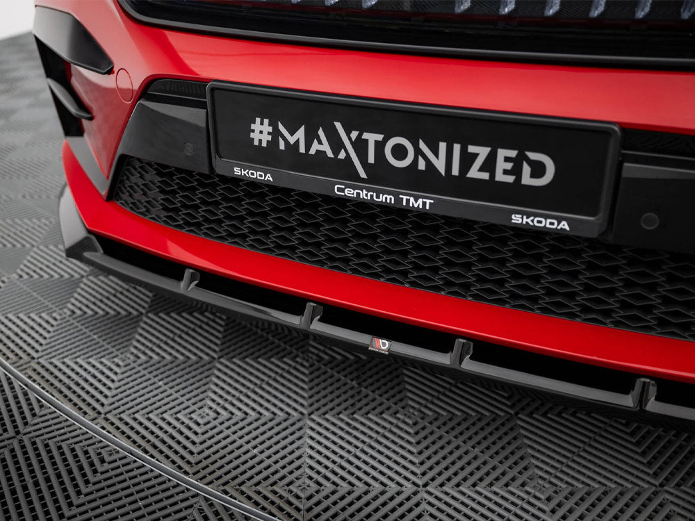 Maxton Design Front Splitter Skoda Enyaq Coupe iV