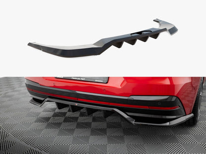 Maxton Design Rear Splitter (Vertical Bars) Skoda Enyaq Coupe iV