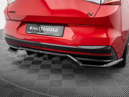 Maxton Design Rear Splitter (Vertical Bars) Skoda Enyaq Coupe iV