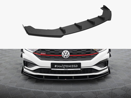 Maxton Design Street PRO Front Splitter + Flaps Volkswagen Jetta GLI Mk7
